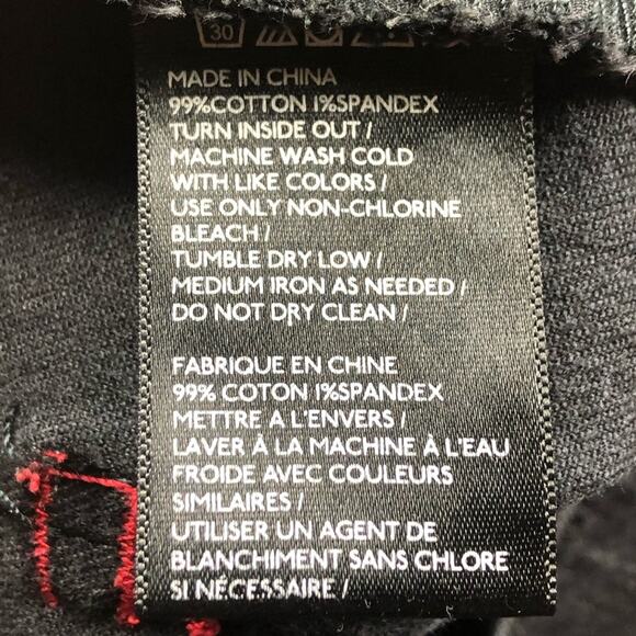 BDG Black Denim Jeans Drain Pipe High Rise 26 Women's Grunge Classic Urban Outfi - Picture 5 of 6